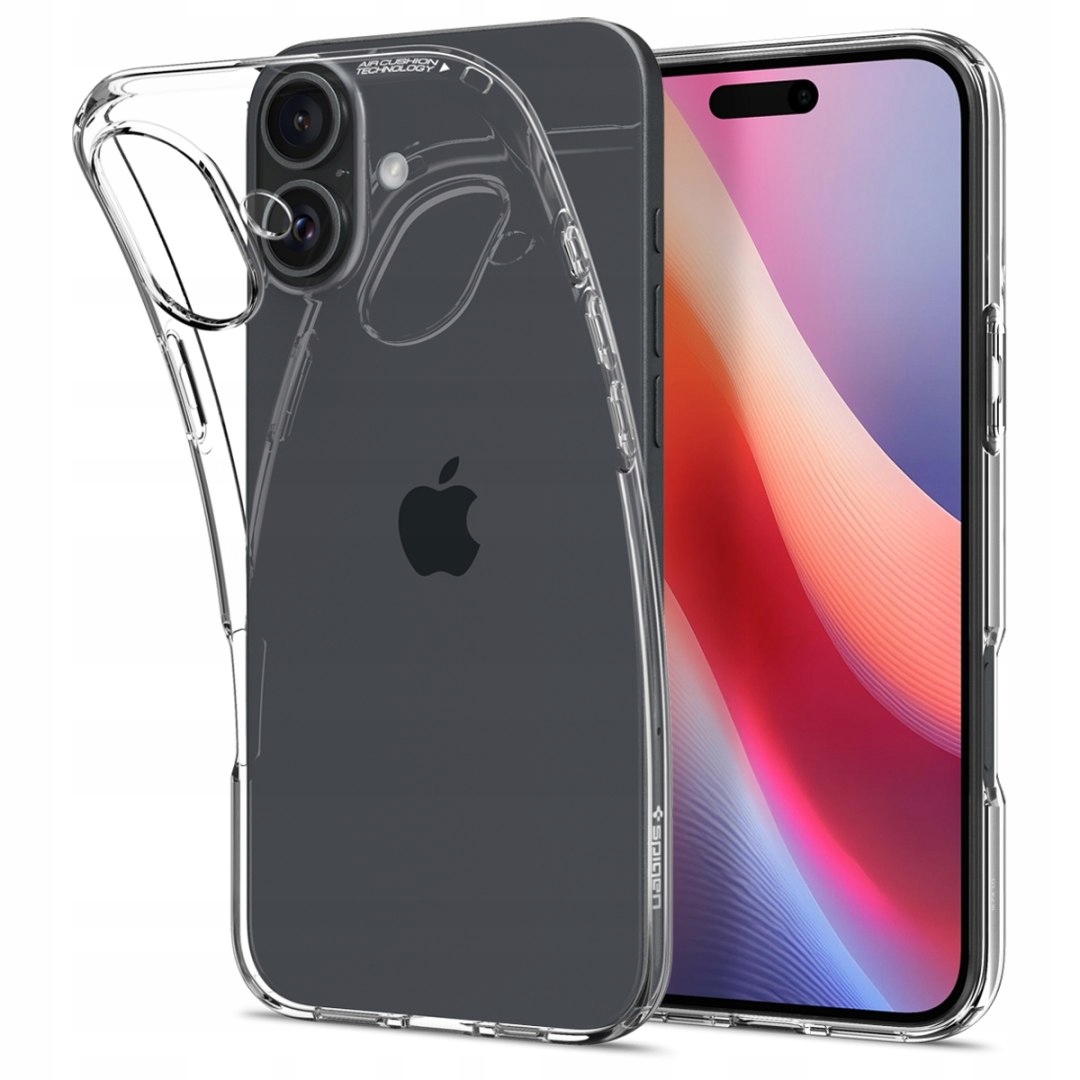 Etui ochronne na iPhone 16 Plus Liquid Crystal przezroczyste
