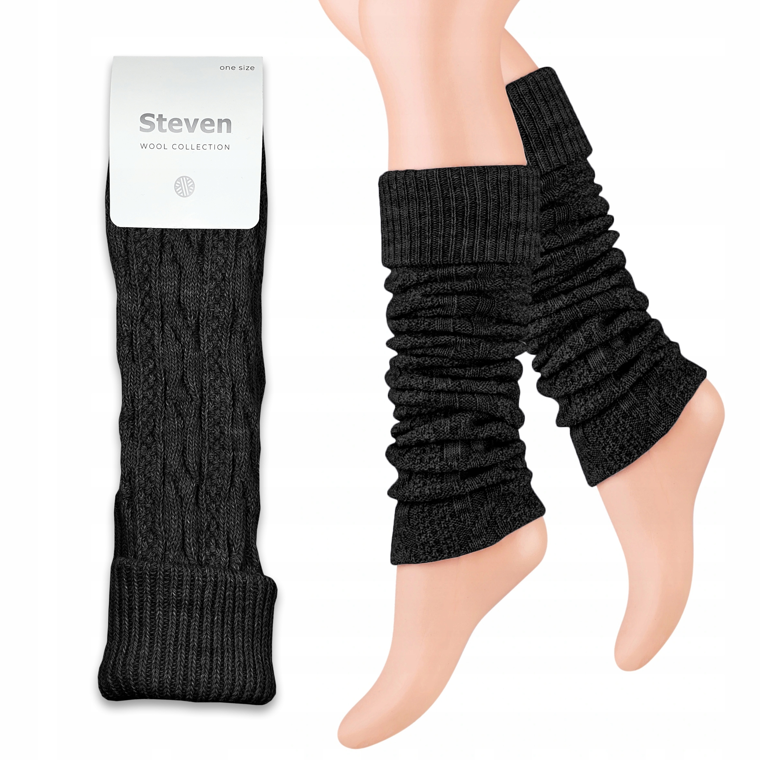 Steven 095 dámské vlněné oteplovací návleky