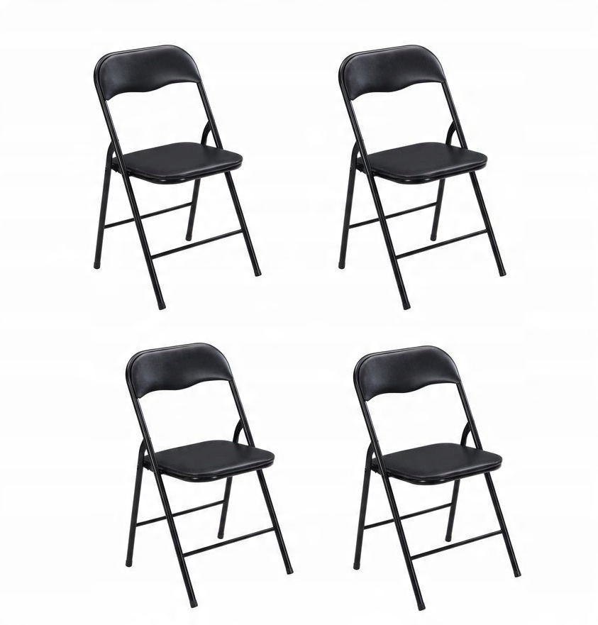 

4X Krzesła Składane Taras Ogród Biuro Krzesło