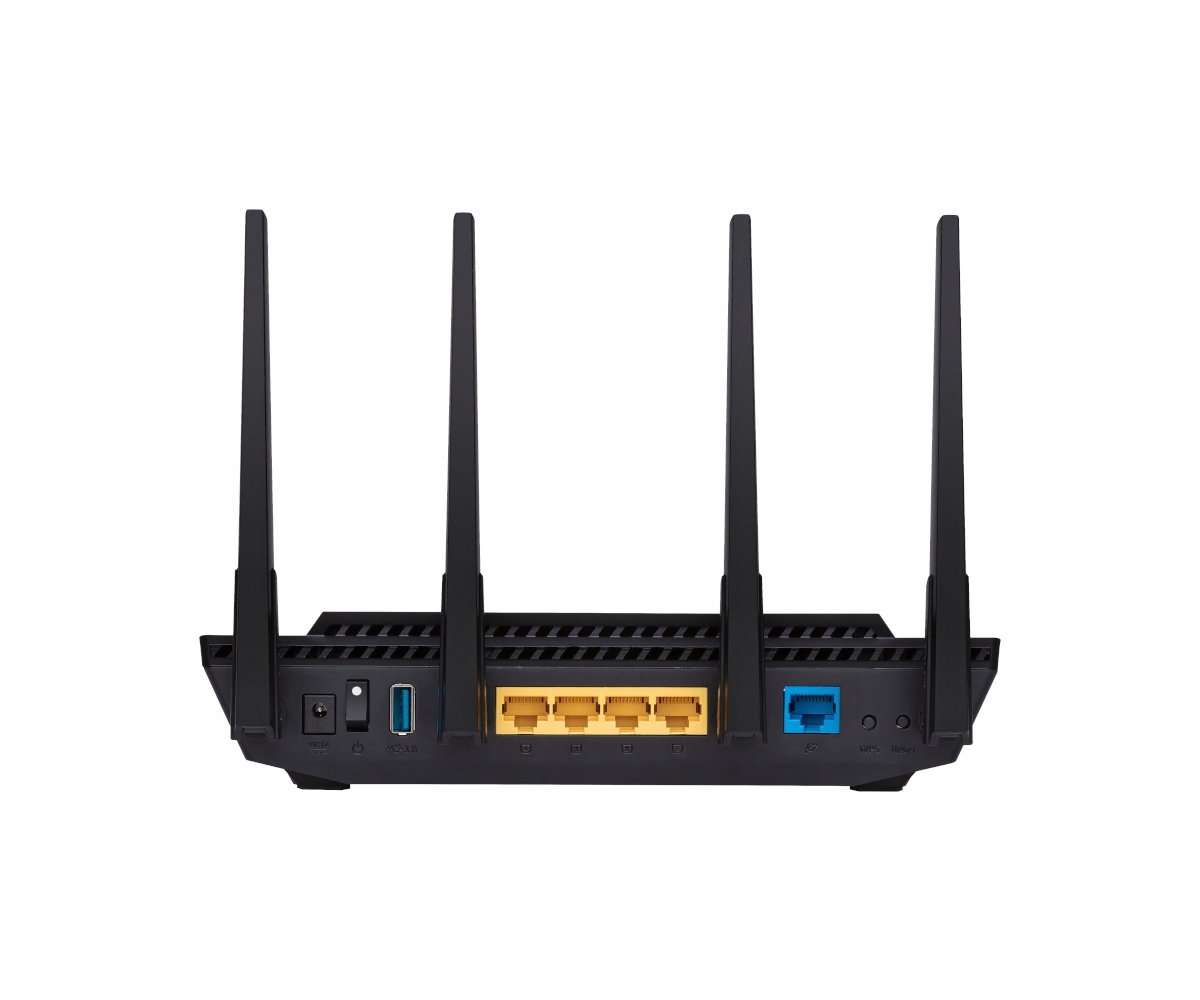 Router ASUS RT-AX58U V2 (3000Mb/s a/b/g/n/ac/ax) Wi-Fi 6 2,4/5GHz DualBand Wbudowany modem brak modemu