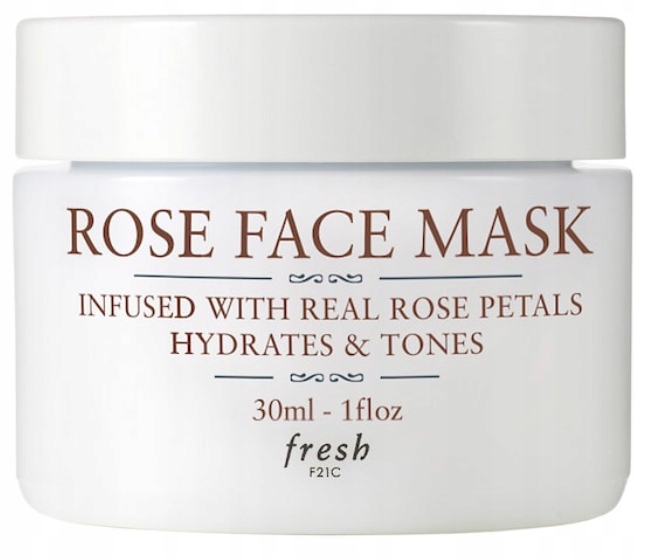 Rose Face Mask Infused With Real Petals Hydrates & Tones Maska