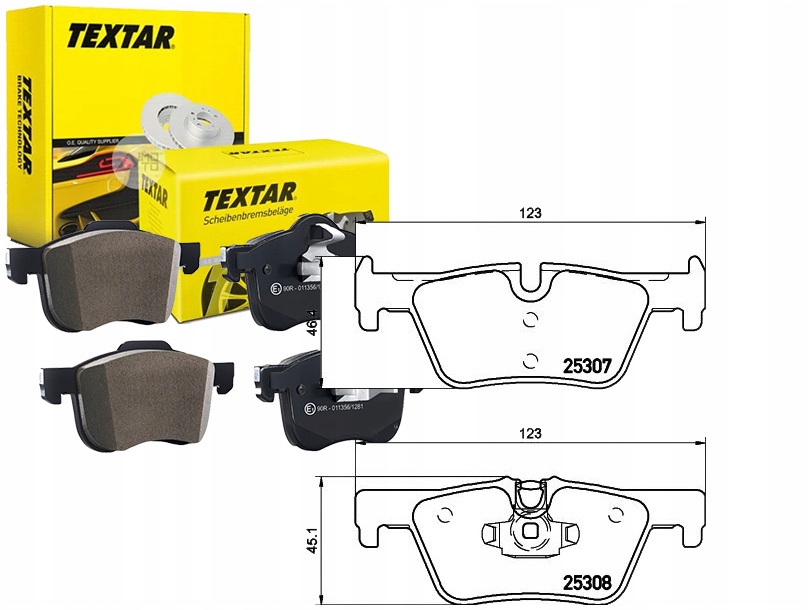 TEX2530701 Ham. Kostky Bmw Zadní F30 316-328/F20 114 Asistent řidiče #33