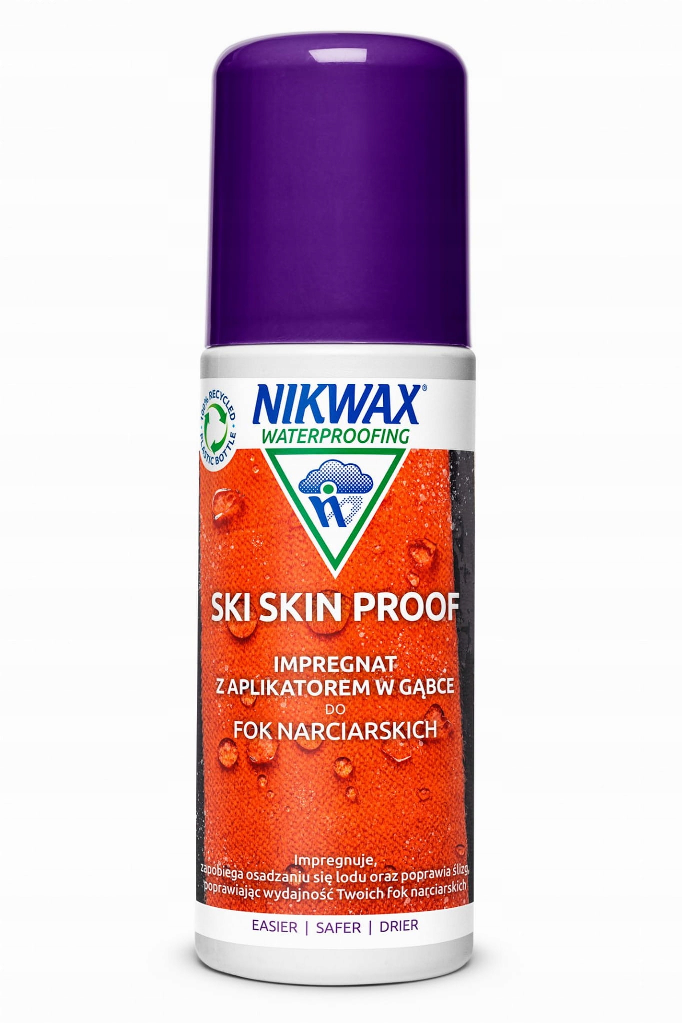 Impregnat do fok narciarskich Nikwax Ski Skin Proof 125ml (gąbka)