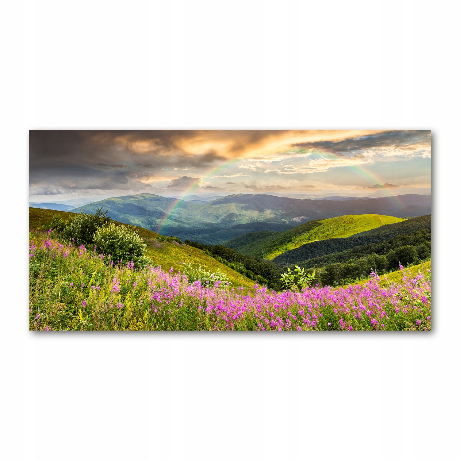 

Foto-obraz akryl Górski pejzaż zdjęcie 140x70 cm