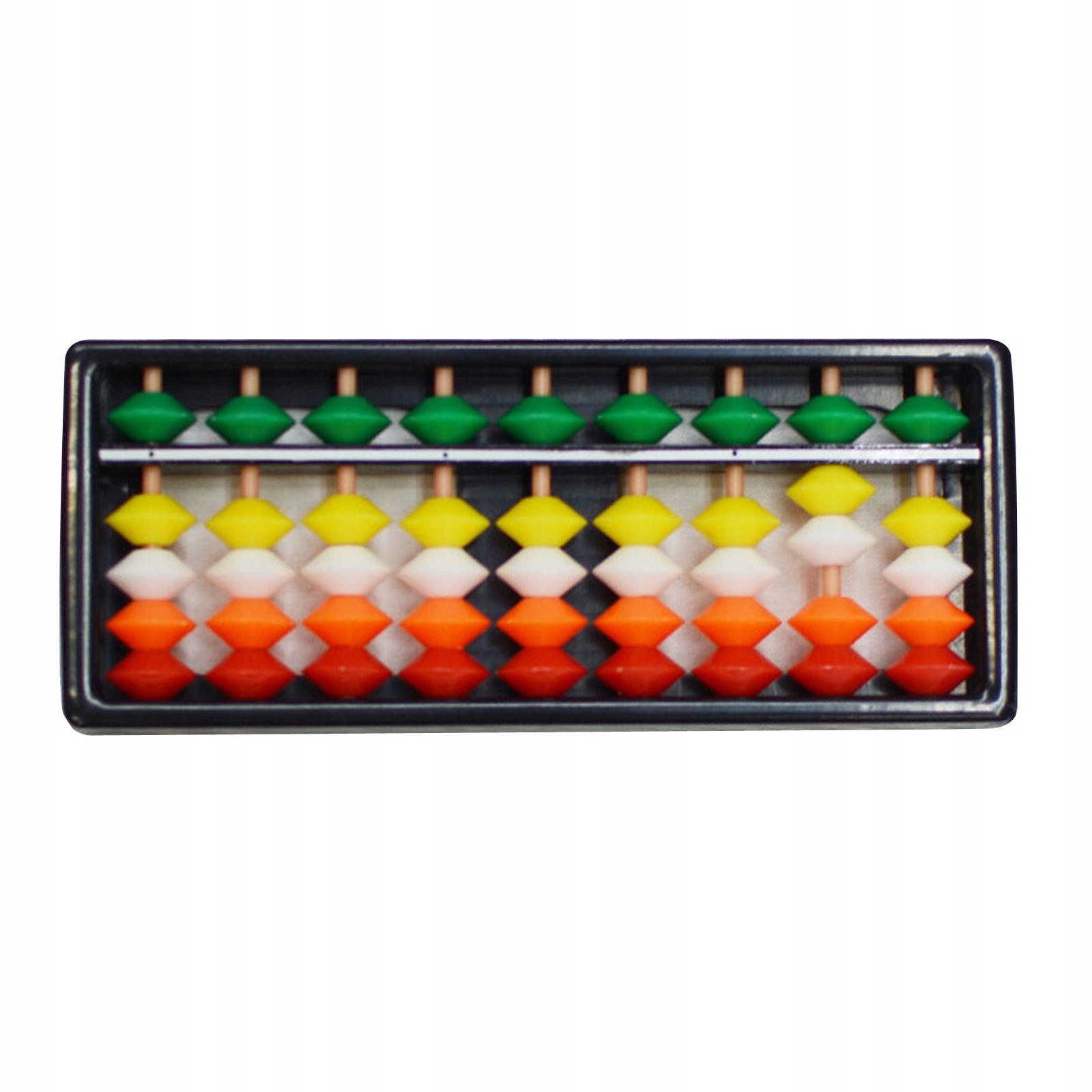 Profesionálne matematické počítadlo s farebnými korálkami vzdelávacia hračka pre 9 číslic
