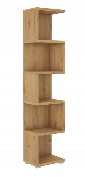 Regał stojący schodkowy do salonu MORE AR 01