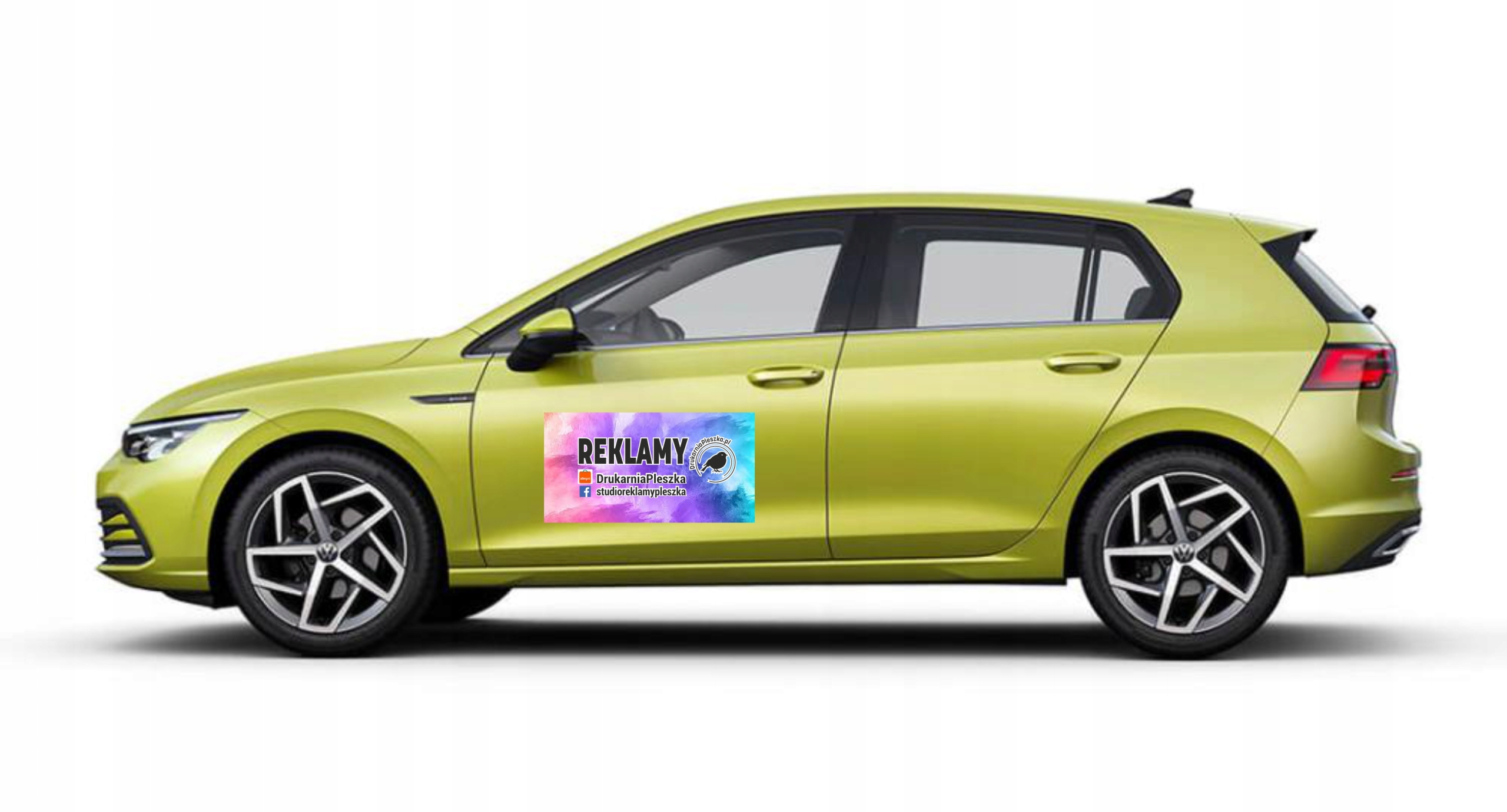 REKLAMA MAGNETYCZNA NA AUTO MAGNES 60X30 + PROJEKT Producent Inna