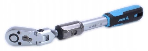 Телескопічна тріскачка на шарнірі 265-366 мм 3/8