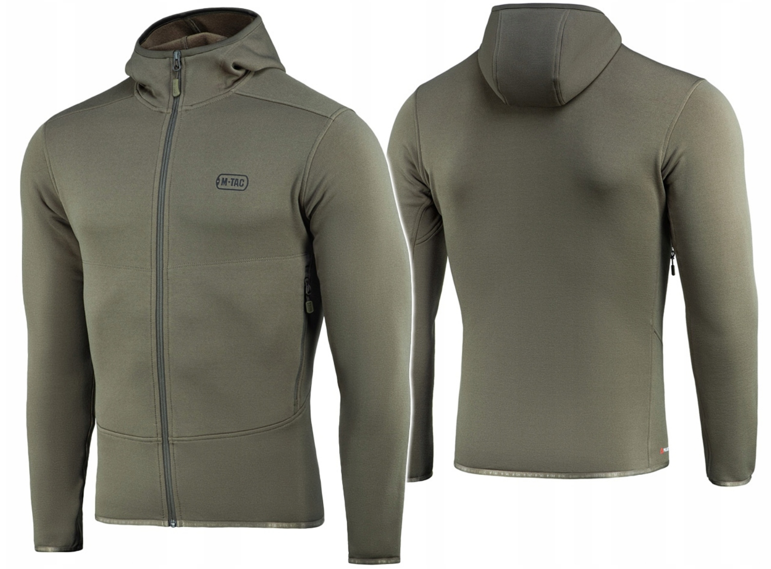 Pánská mikina s kapucí rozepínací M-Tac Shadow Fleece Polartec Olive XXL