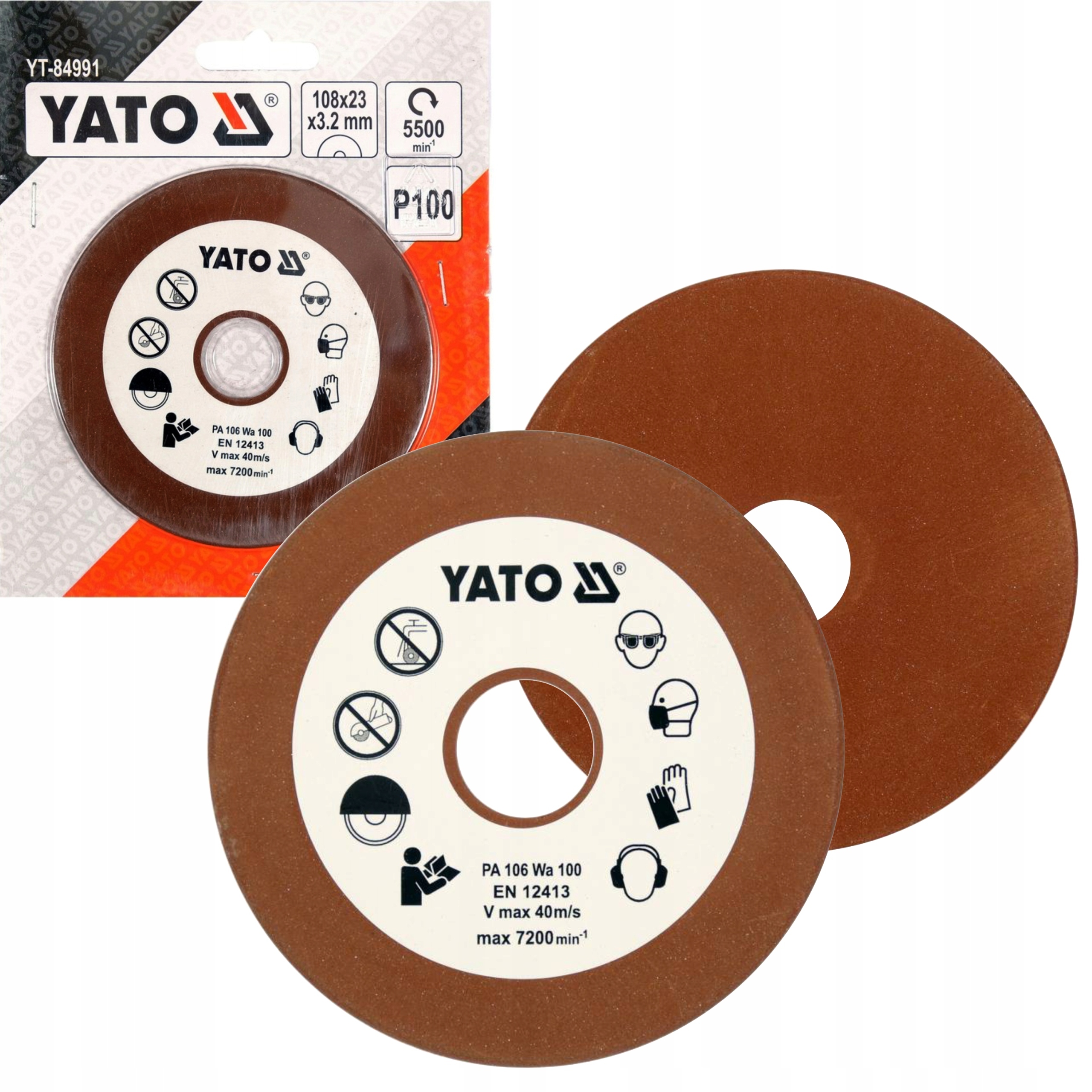 YATO TARCZA KAMIEŃ YT-84991 DO OSTRZAŁKI YT-84990