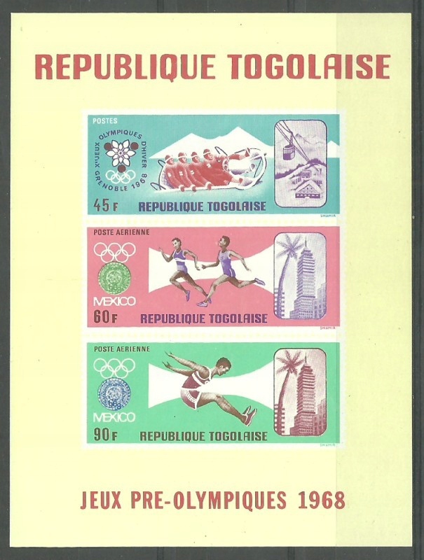 Togo 1967 Mi bl 32 Czyste **