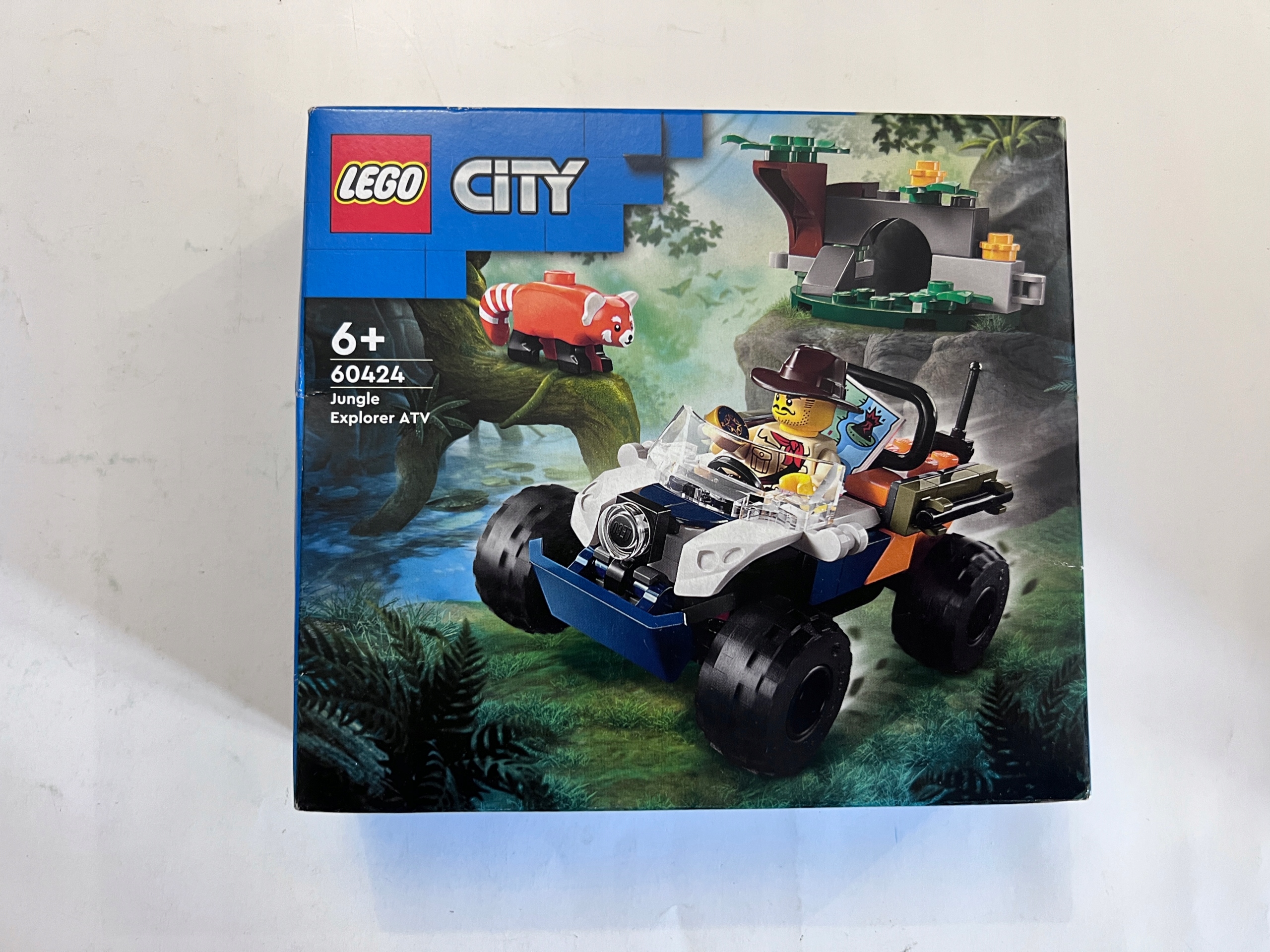 Lego 60424 City Quad badacza dżungli z pandą czerwoną