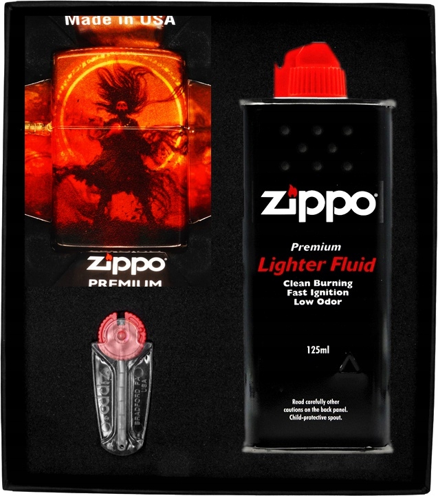 Sada Zippo Zapalovač Campfire Design 1 Dárková sada No1