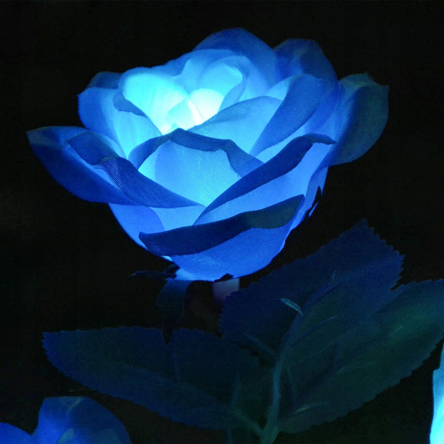 LAMPA SOLARNA OGRODOWA WBIJANA LED RÓŻA 80cm Sztuczne Kwiaty Lampki Solarne EAN (GTIN) 5905982101354