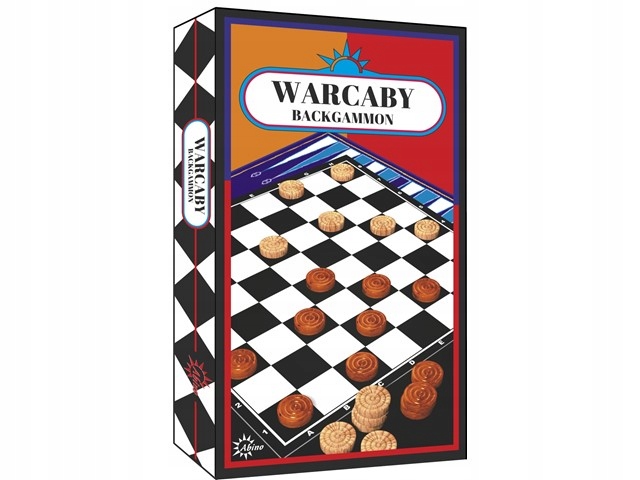 Gra Warcaby-Backgammon AB 72687, ABINO, 101088.