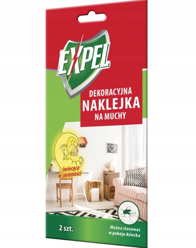 

Expel Dekoracyjna naklejka trutka na muchy 2szt