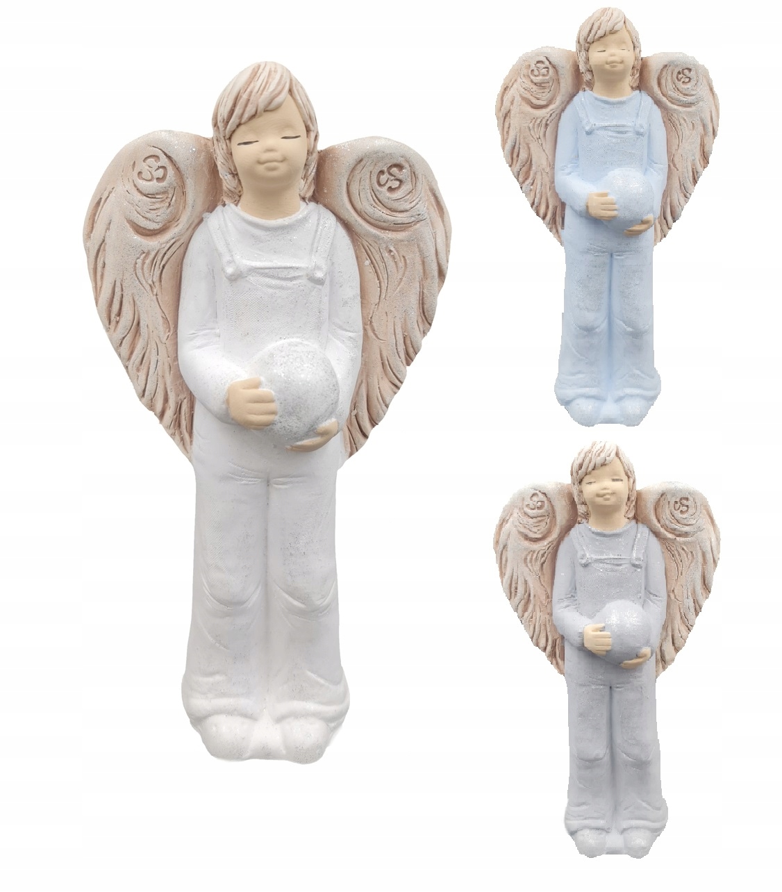 

Figurka Anioł Chłopiec Lucek z piłką 19 cm