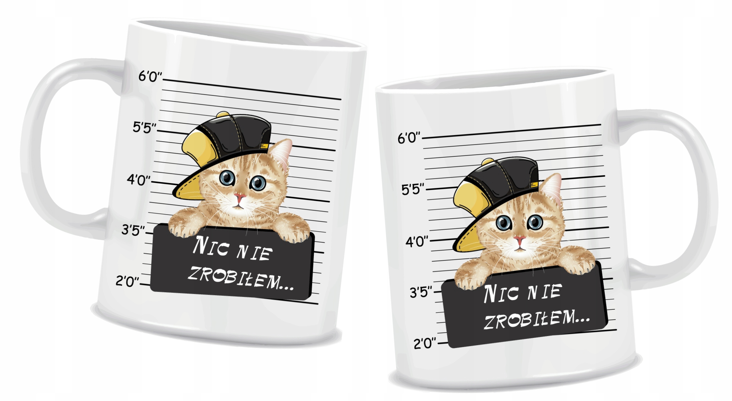 

Kubek Kot Kotek śmieszny napis 330ml + kartonik