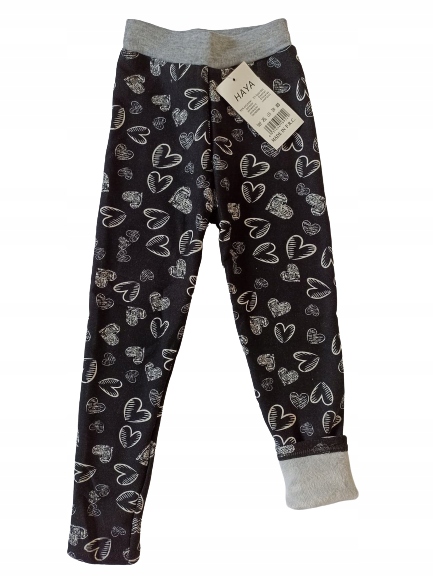 

Ocieplane legginsy getry dla dziewczynki 122/128