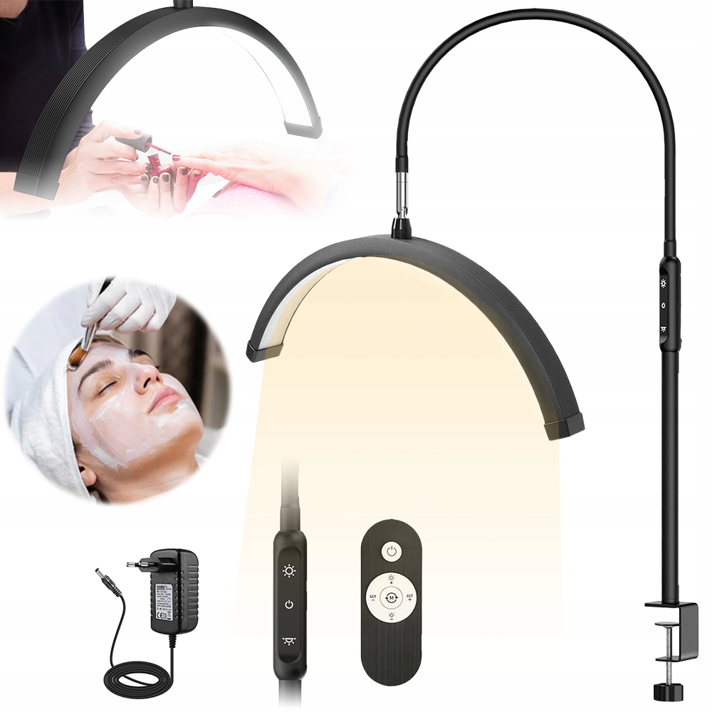 Kosmetická Stolní Lampa Na Desku S Led Ramenem 20W Pro Prodloužení