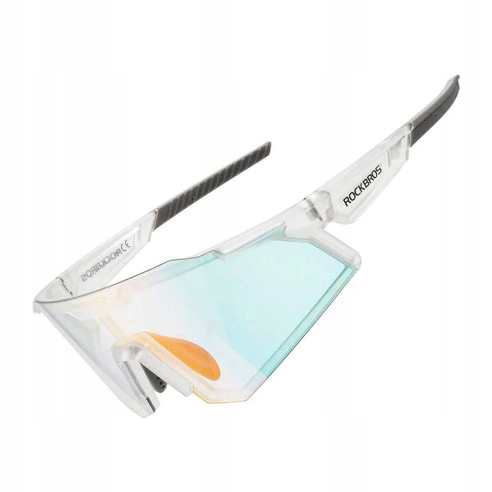 Cyklistické brýle Rockbros SP291 fotochromatické UV400 bílé