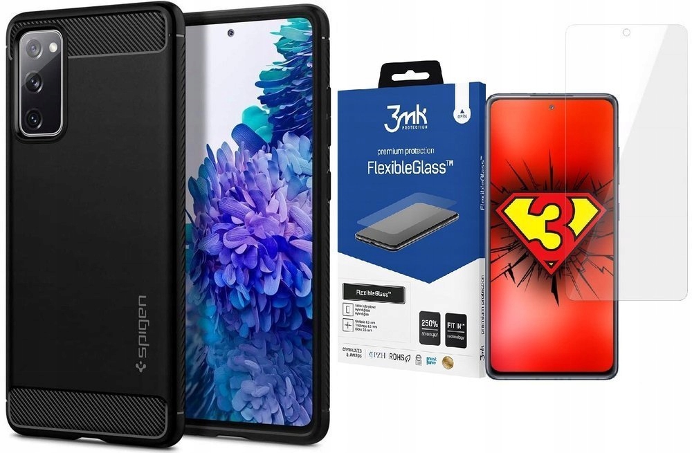 

Etui do Samsung Galaxy S20 Fe Spigen + Szkło 3MK
