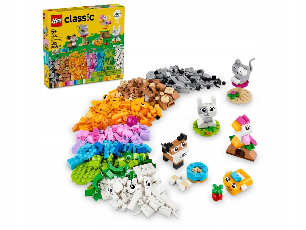 stavebnice Lego Classic 11034 Kreativní zvířátka