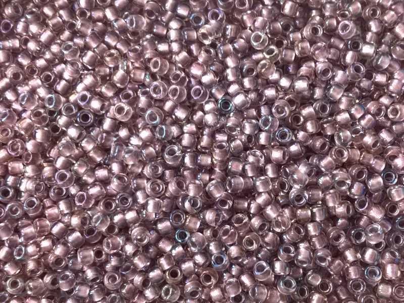 Koraliki Toho Round Inside-Color Crystal/Rose Gold-Lined 11/0-267