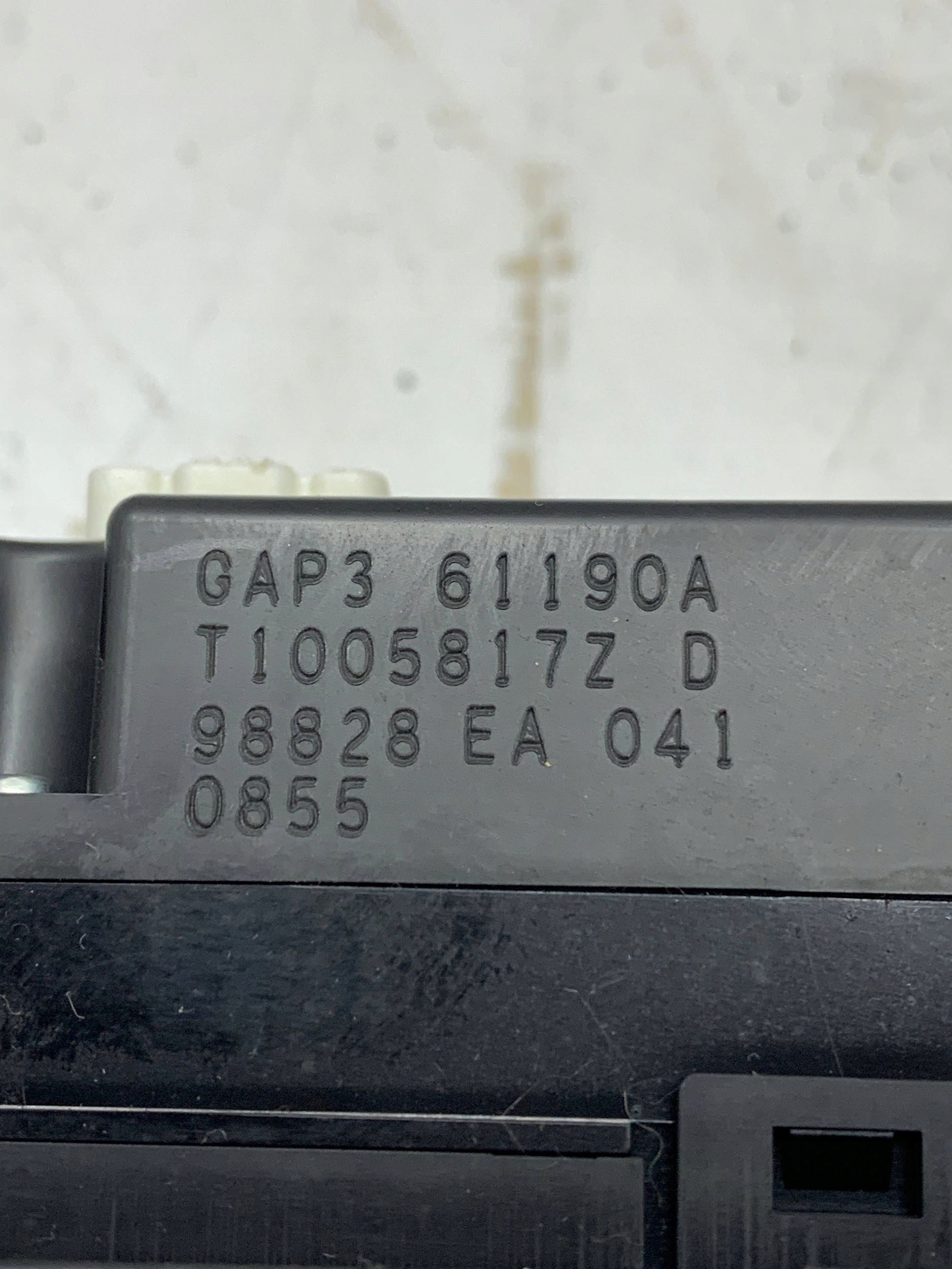 PANEL Bedienteil des lüfters klimaanlage GAP361190A MAZDA 6 GH (2007-2010)