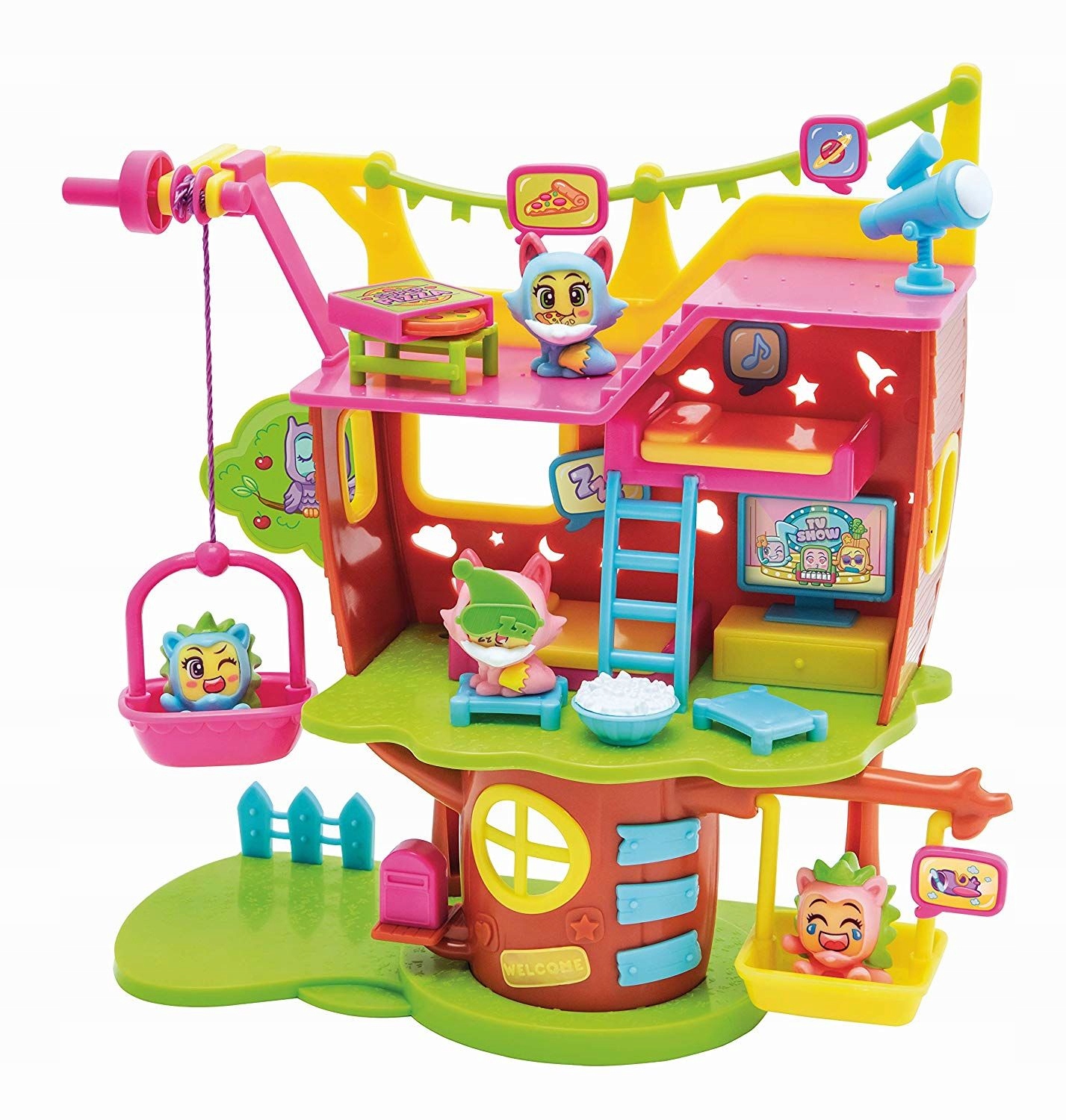 Moji Pops domek na drzewie treehouse 2 figurki Marka Magicbox