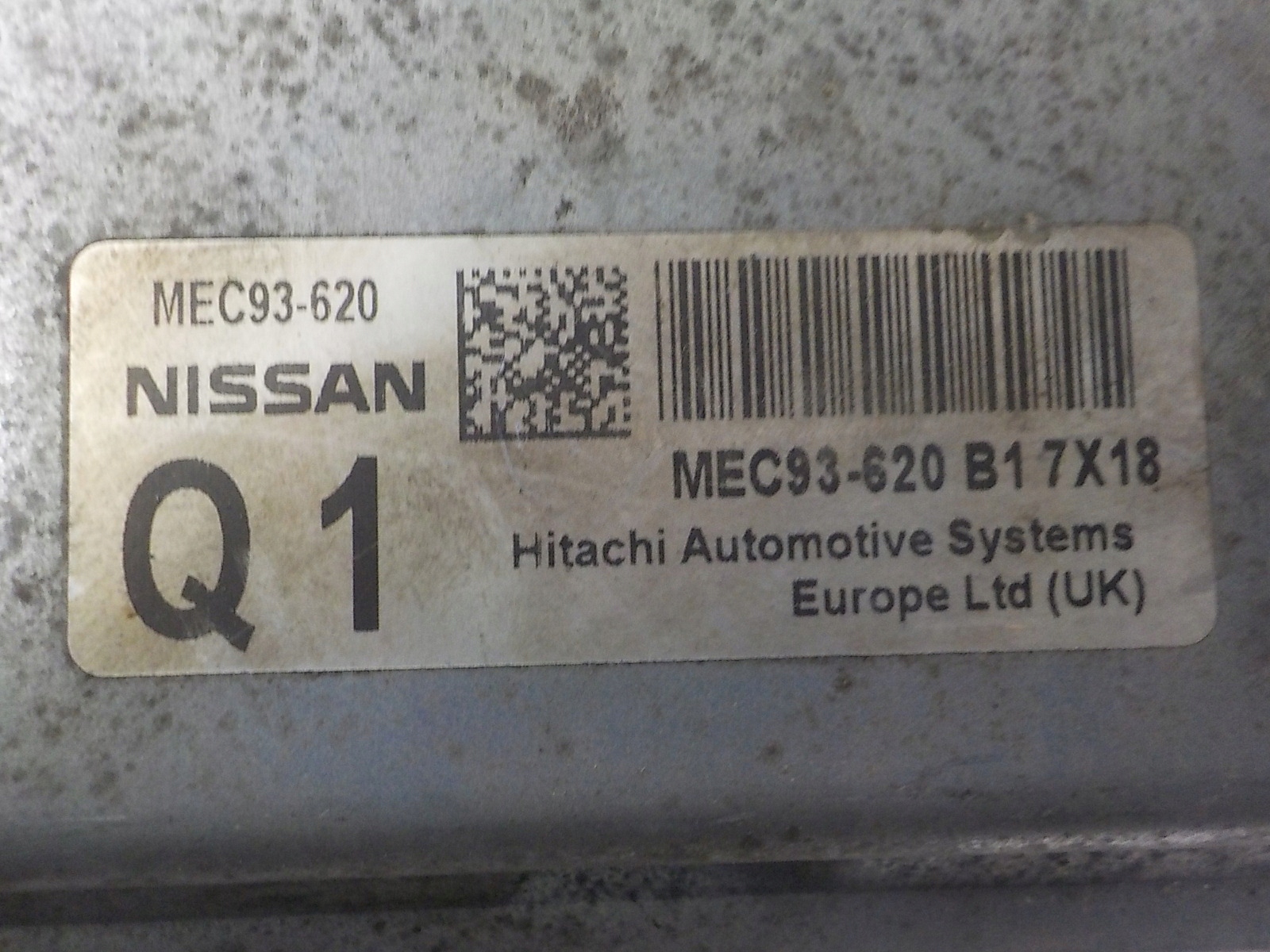 NISSAN Computer Bedienteil MEC93-620 B17X18