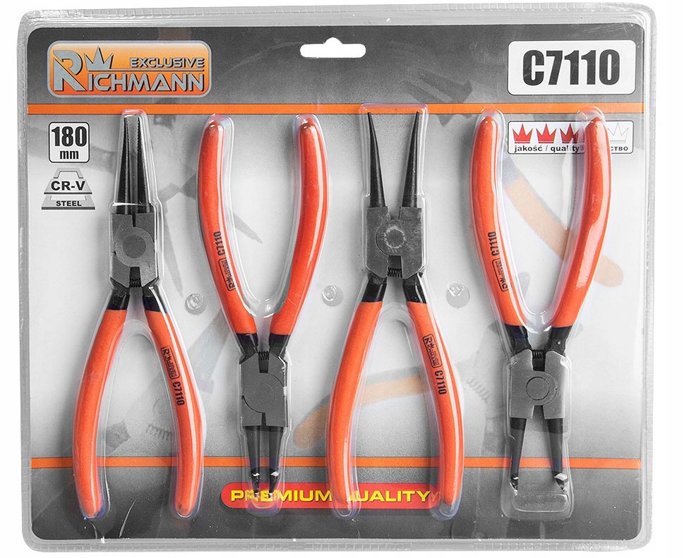 SZCZYPCE SEGERA ZESTAW 4 SZTUK 160MM EXCLUSIVE