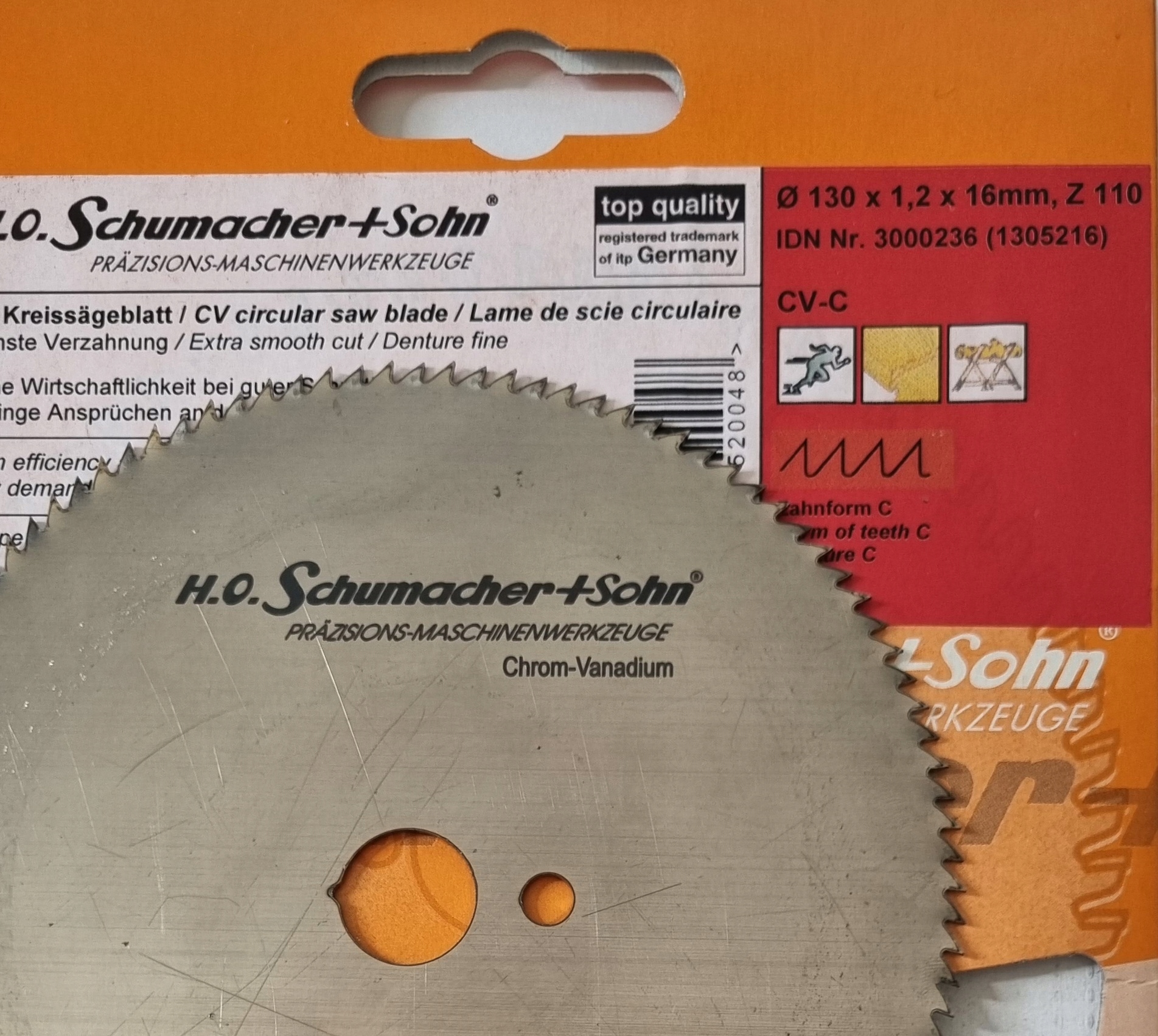 

Schumacher Tarcza pilarska piła 130x16mm 110z
