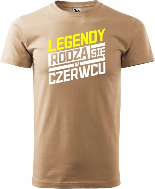 

T-shirt Prezent Urodziny Legendy rodzą się Czerwcu