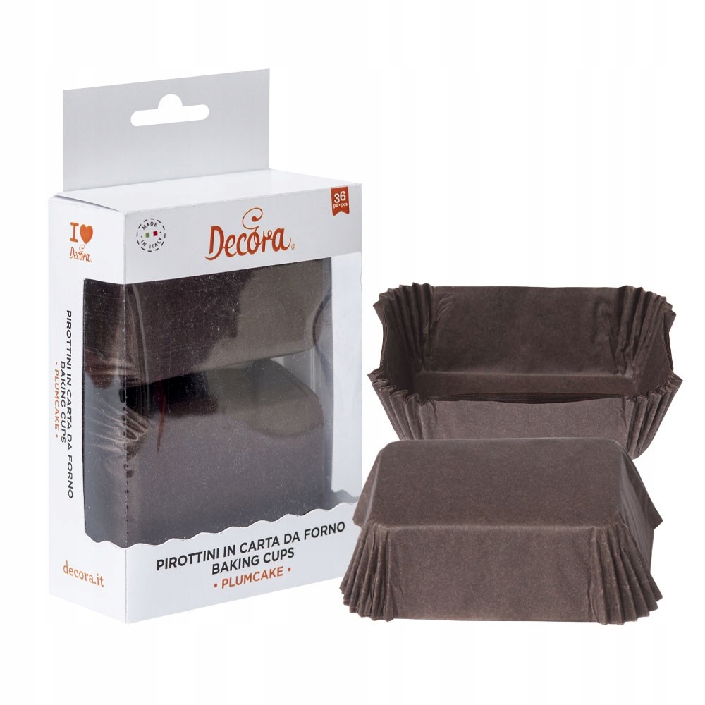 

Forma Papilotki 36 szt Brązowe Mini Plum Cake