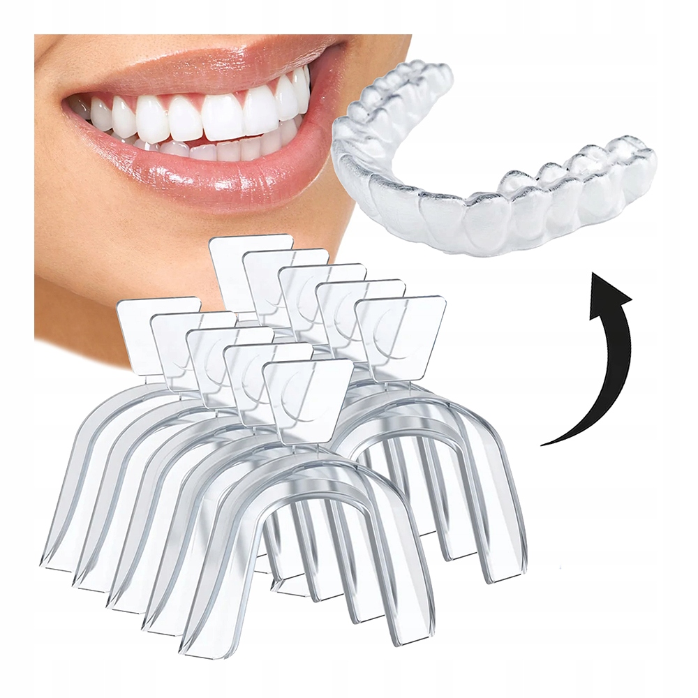 10X Szyna Relaksacyjna Na Zęby Bruksizm Zgrzytanie Zębów Chroni Szkliwo