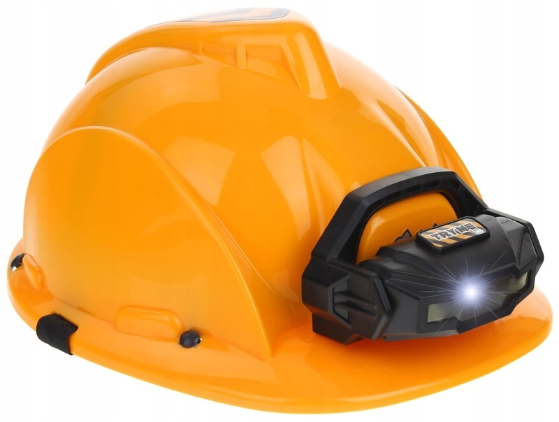Kask Ochronny Hełm Roboczy Budowlany Latarka LED Efekty Świetlne Marka Nobo Kids