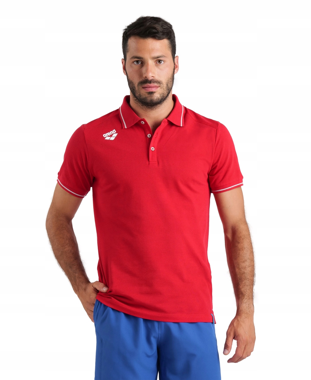 Koszulka Arena Team Poloshirt Solid Cotton RED M Kod producenta 004901400 M