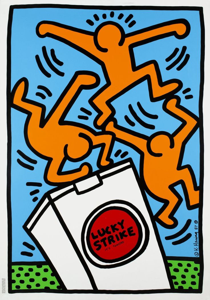 Plakát Keith Haring Art Poster Umění Vintage Retro Obraz 100x70 cm #29