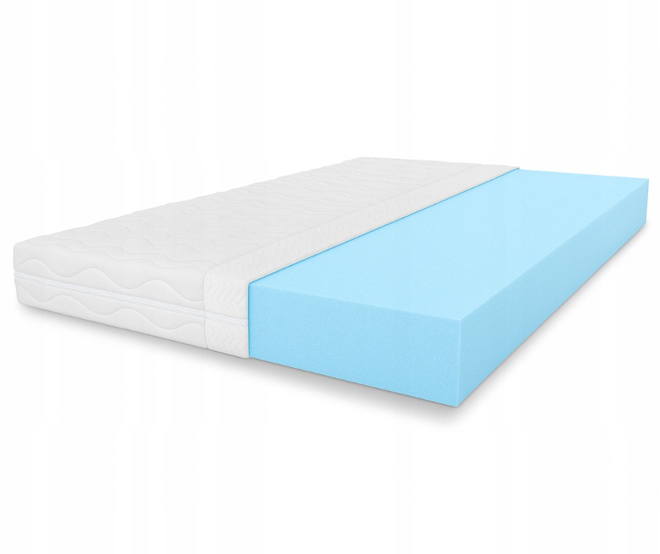 Penový matrac Neo 120x200x10 s poťahom, stredne tvrdý