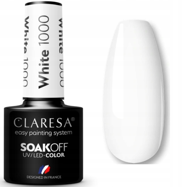 

Claresa Lakier Hybrydowy White, Biały 1000