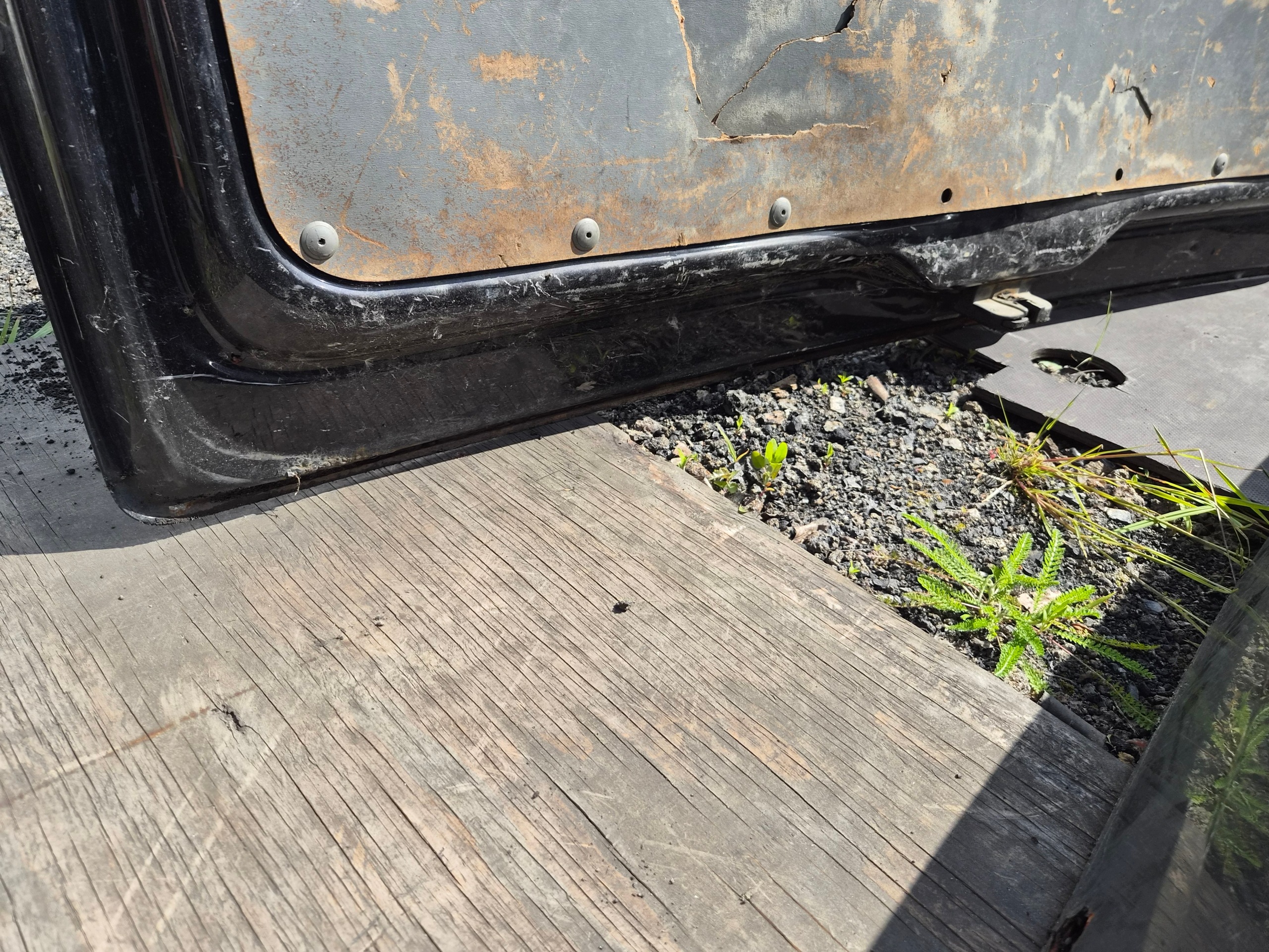 trunk door cover boot rear part VW T5 T5 LIFT black