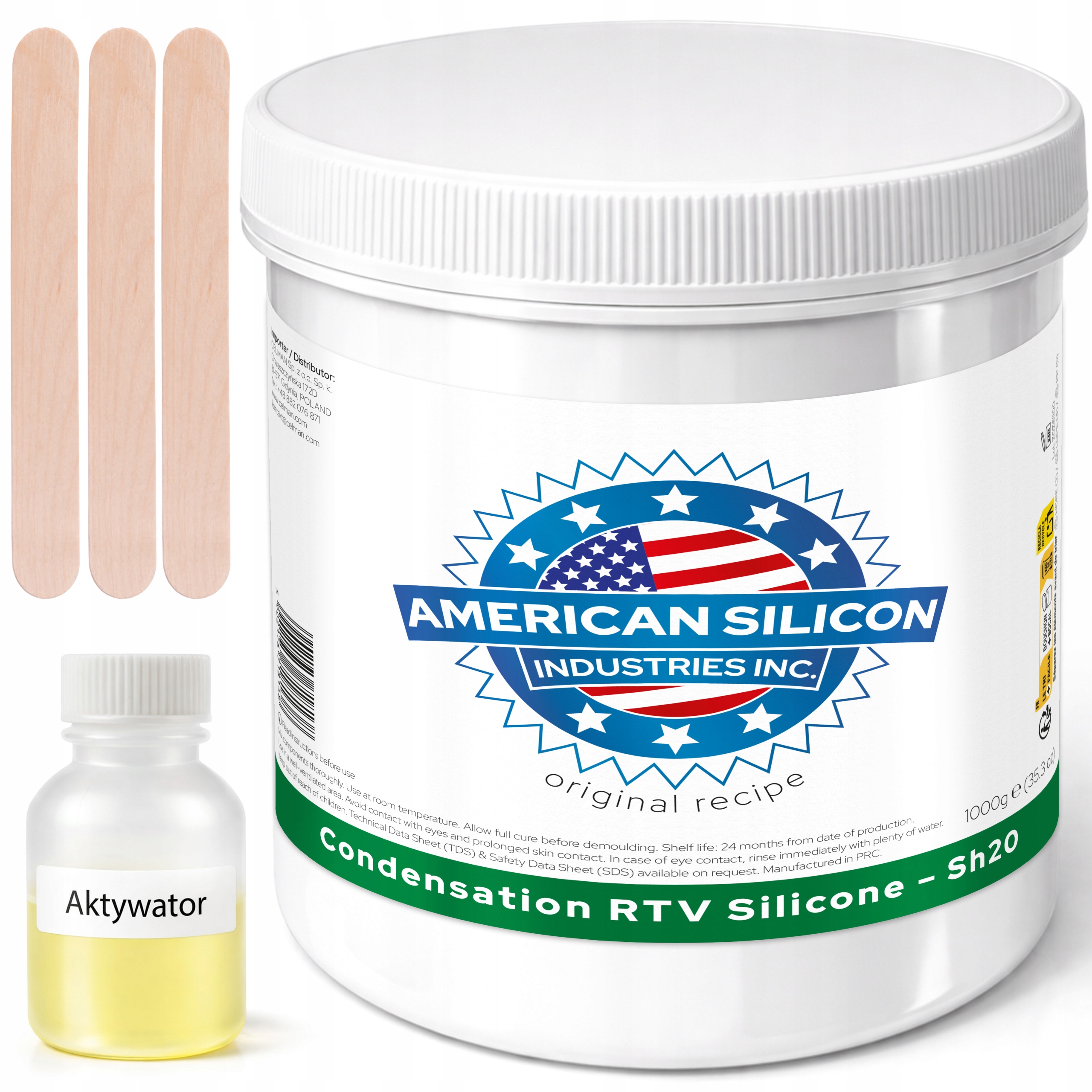 Formierský Silikon Na Odlévání Form 1kg Sh20 Měkký bez zápachu Aktivátor