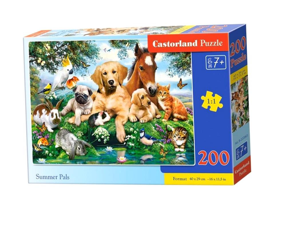 PUZZLE 200 SUMMER PALS CASTOR