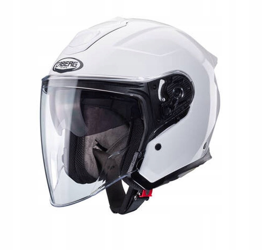 Caberg Otvorená Prilba Jet Otvorená Flyon II Solid White Farba Biela Lesklá Roz