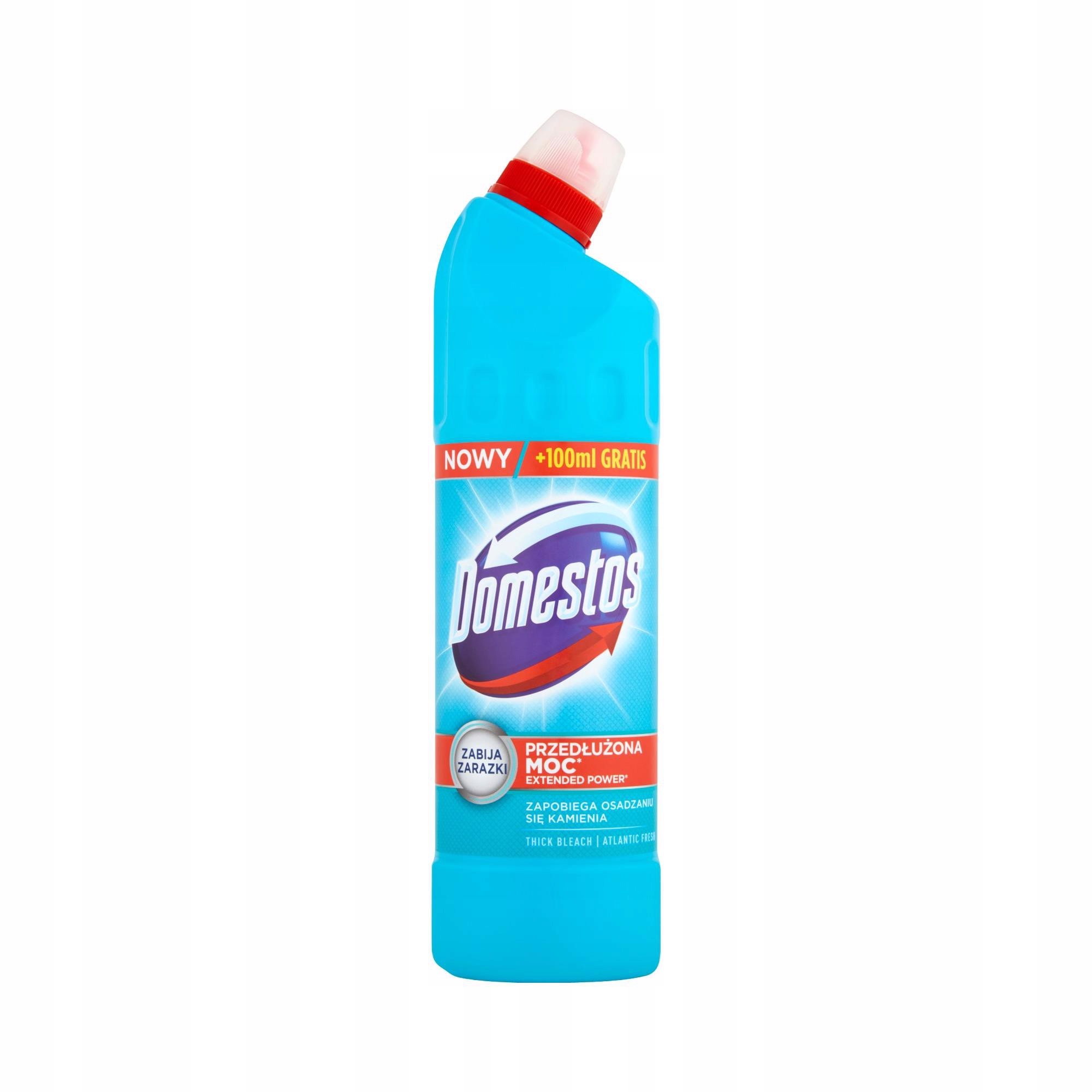 

Domestos Przedłużona Moc Atlantic Fresh Płyn czysz