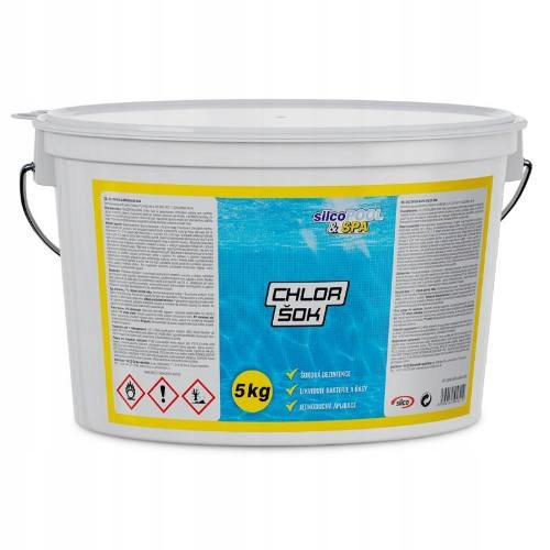 Bazénová chémia Silcopool Chémia bazénová Chlór šok 5 ​​kg