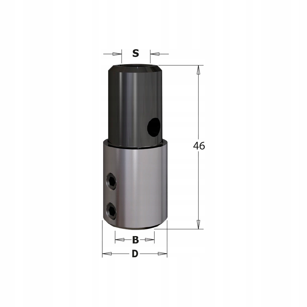 Cmt Rychlospojka pro stroje Scheer D19,5 B10 mm M10 levá