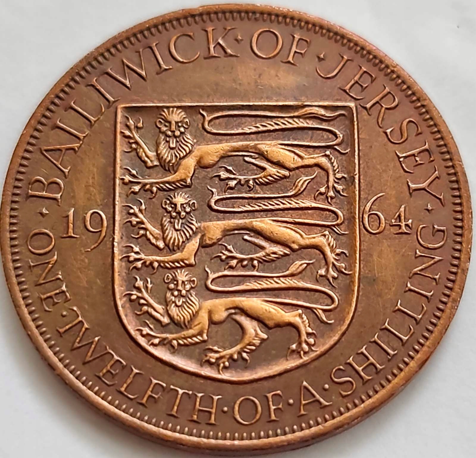 2591 - Jersey 1/12 szylinga, 1964