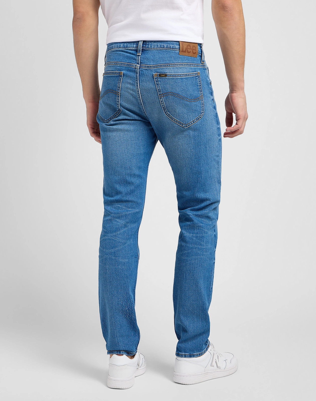 Pánské zúžené džínové kalhoty Lee Rider Indigo Vintage 112346321 33/32